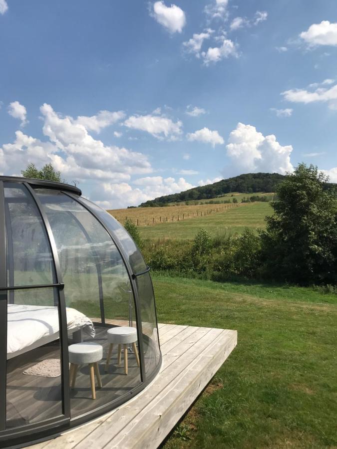 Les Nuits Insolites De La Mothe - Hebergement En Bulle Ou Tiny House Avec Spa Privatif Outremecourt 외부 사진